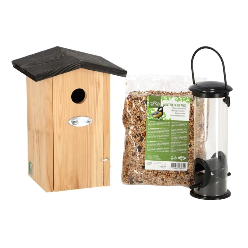 Mangeoire Et Nichoir Pour Oiseaux 2